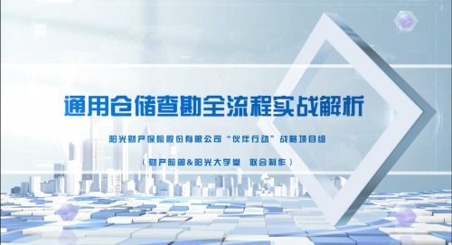 科技賦能，安全護航——陽光財險攜手伙伴以信息技術共筑倉儲安全新篇章